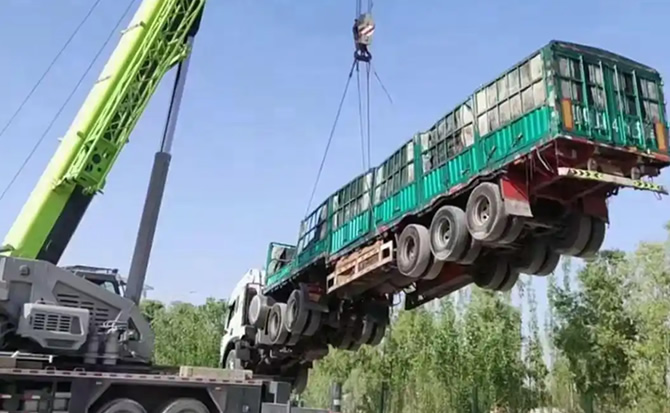 老边区道路脱困救援案例